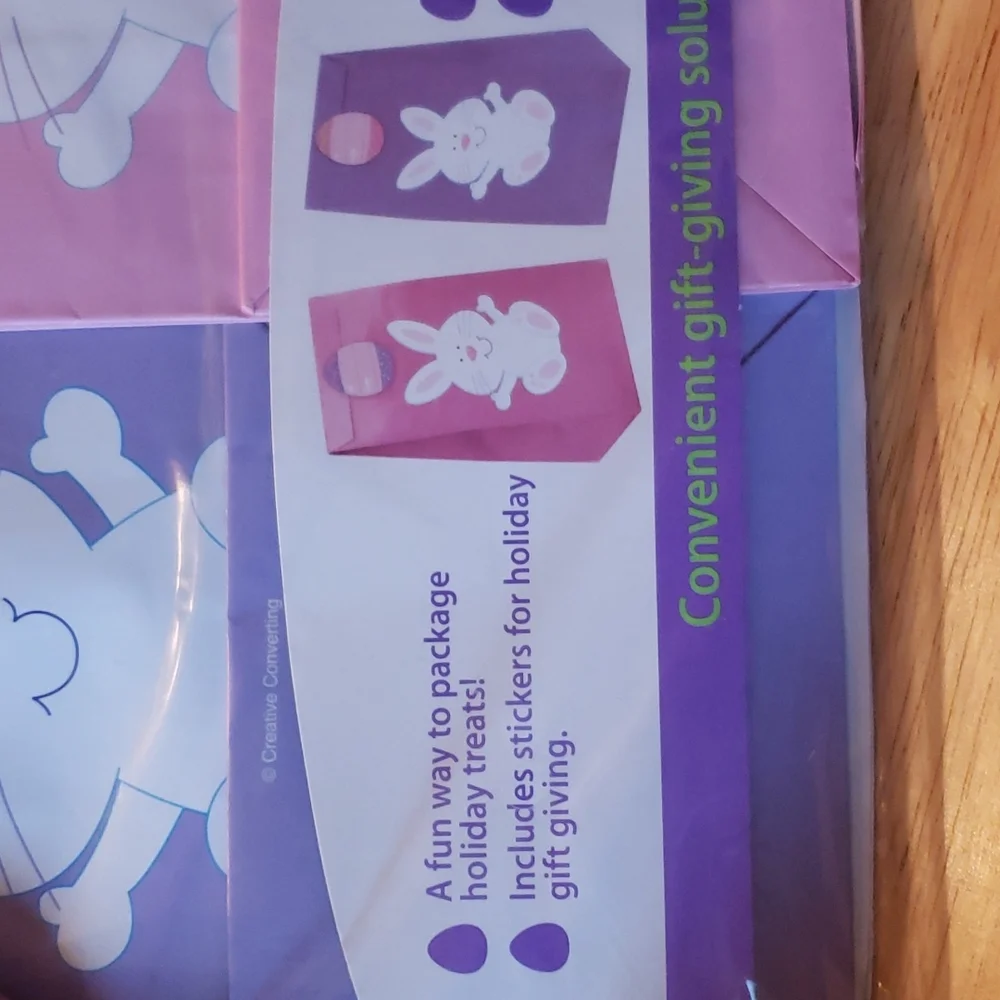 Easter paper treat bags